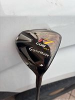 Close-up of TaylorMade r7 CGB Max 3-wood club head