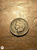Obverse of 1905 Indian Head cent