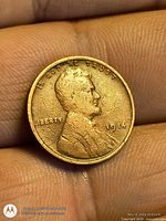 Obverse view showing Lincoln portrait, legends and date