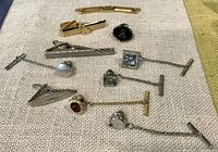 All nine accessories laid out showing overall lot