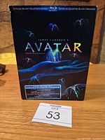 Front of slip-case showing Avatar artwork and Blu-ray branding
