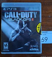 Front of Call of Duty: Black Ops II PS3 case