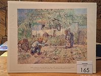 Front of sealed art print showing full image and Met Museum label
