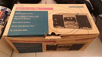 Retail box showing model and features