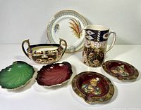 Group shot of all porcelain pieces