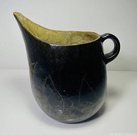 Left side view showing jug profile, spout and handle