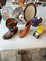 Group shot of all figurines on table