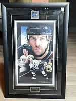 Framed Trevor Linden print front view