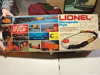 Front of Lionel Chesapeake Flyer box