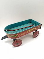 Side view showing Eagle Express graphics, wheels and body