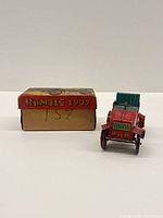 Car and box together front view