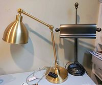 Both lamps side by side on tabletop