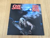 Front cover of Ozzy Osbourne Bark at the Moon LP jacket