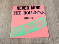 Front album sleeve showing title and band name