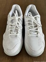 Top view of both shoes showing uppers and laces