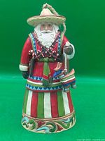 Front view of Mexican Santa figurine ornament
