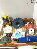 Boxed hardware and cleaning items