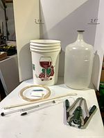 Full set: carboy, bucket, accessories