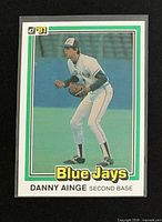 Front of 1981 Donruss Danny Ainge rookie card #569