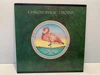 Front sleeve of Christopher Cross self-titled LP showing flamingo artwork