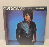 Front cover of Cliff Richard I'm No Hero vinyl LP showing wear on edges