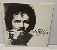 Front cover of Gordon Lightfoot Summertime Dream LP showing portrait artwork and overall sleeve condition