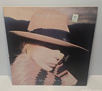 Front cover of Joni Mitchell Chalk Mark in a Rain Storm LP sleeve
