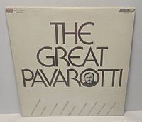 Front cover showing title, artist image, and label logo.