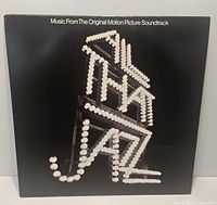 Front cover of "All That Jazz" soundtrack LP showing title and artwork