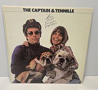 Front sleeve of The Captain & Tennille Love Will Keep Us Together LP