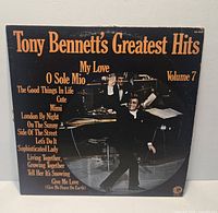 Front cover of Tony Bennett’s Greatest Hits Volume 7 LP showing artwork and wear