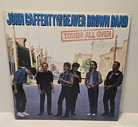 Front cover of John Cafferty & The Beaver Brown Band "Tough All Over" LP sleeve