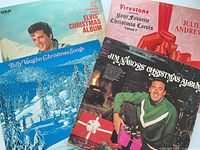 Group shot of all four LP jackets