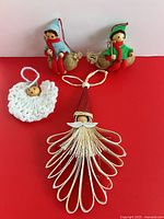 Group shot of all four ornaments