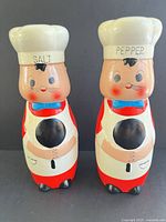 Front view of both chef shakers