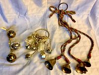 Overview of all three hanging bell decorations