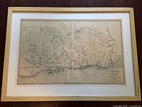 Full framed map front view