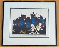 Full framed print view showing entire artwork