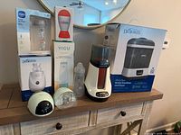 Overview of all items on table