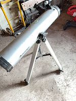Full view of Celestron telescope on tripod