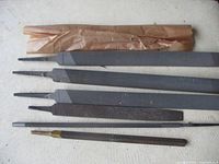 All seven files laid out to show quantity and types