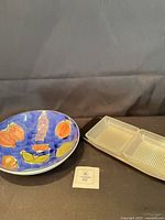 overview of bowl and tray