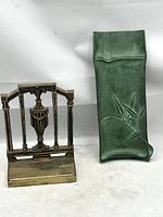 Both desk accessories side by side showing design and scale