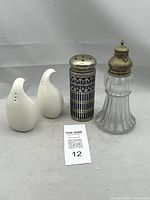 All four shakers grouped front view