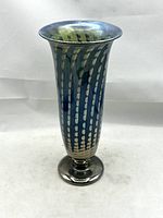 Full view of vase front showing shape and pattern