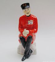 Front view of Coalport Chelsea Pensioner figurine