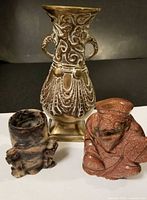 Front view of all three pieces