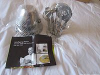 Close-up of booklet and tool set in packaging