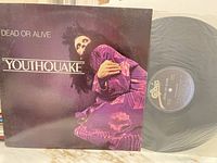 Front cover and vinyl record showing label