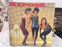 Front cover of Exposé "Exposure" vinyl LP